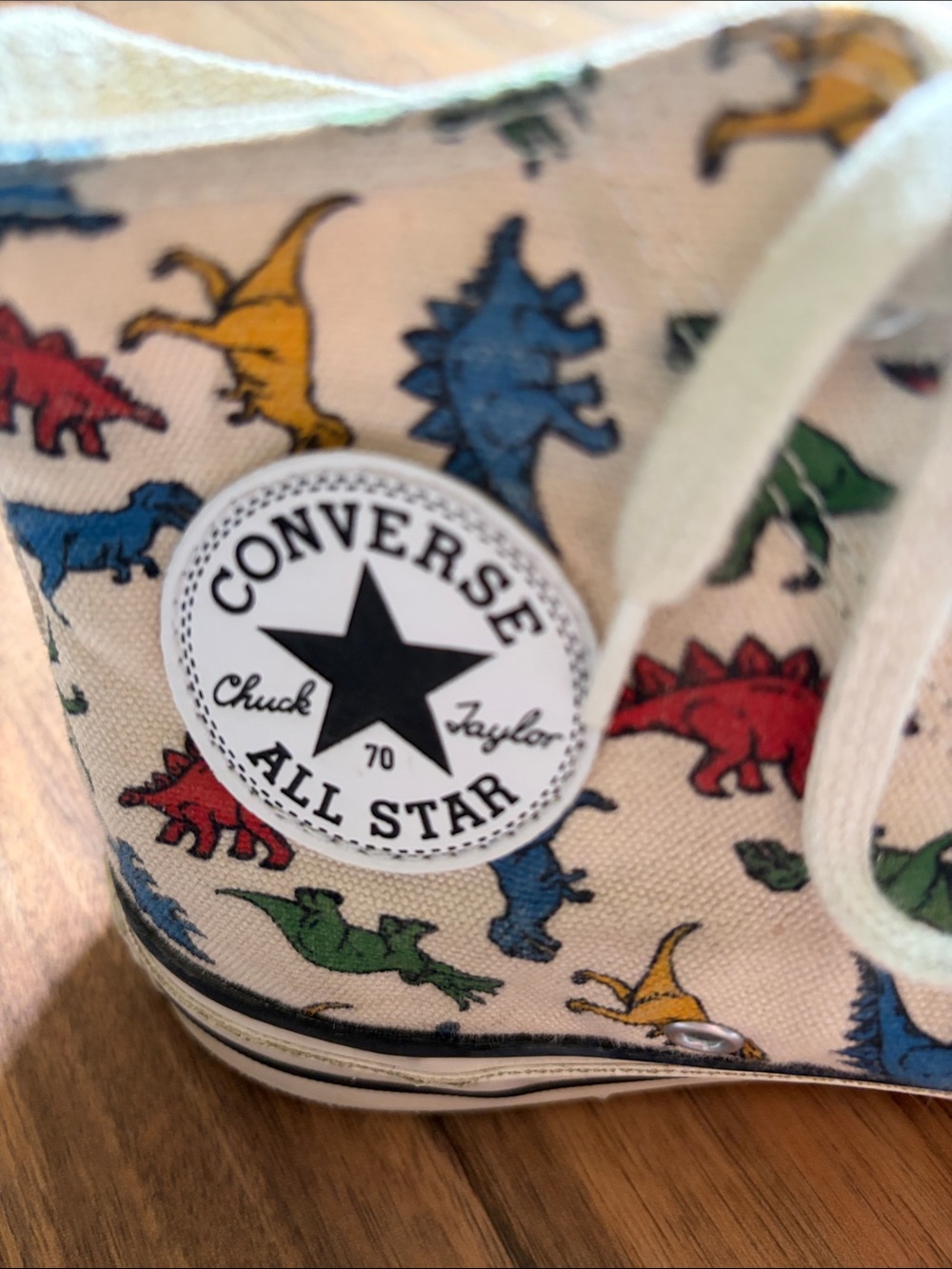 Men’s/Women’s Converse All Star Chuck Taylor High-Top Sneaker w/Dinosaurs SZ 6/8 - Picture 5 of 8